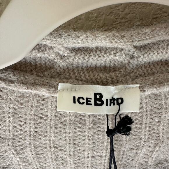 IceBird | Size OS NWT Alpaca Cardigan Sweater Knit Knitted Cozy Comfy Minimal - Picture 7 of 16